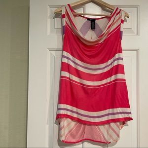 Women’s Pink and Purple Tank Top